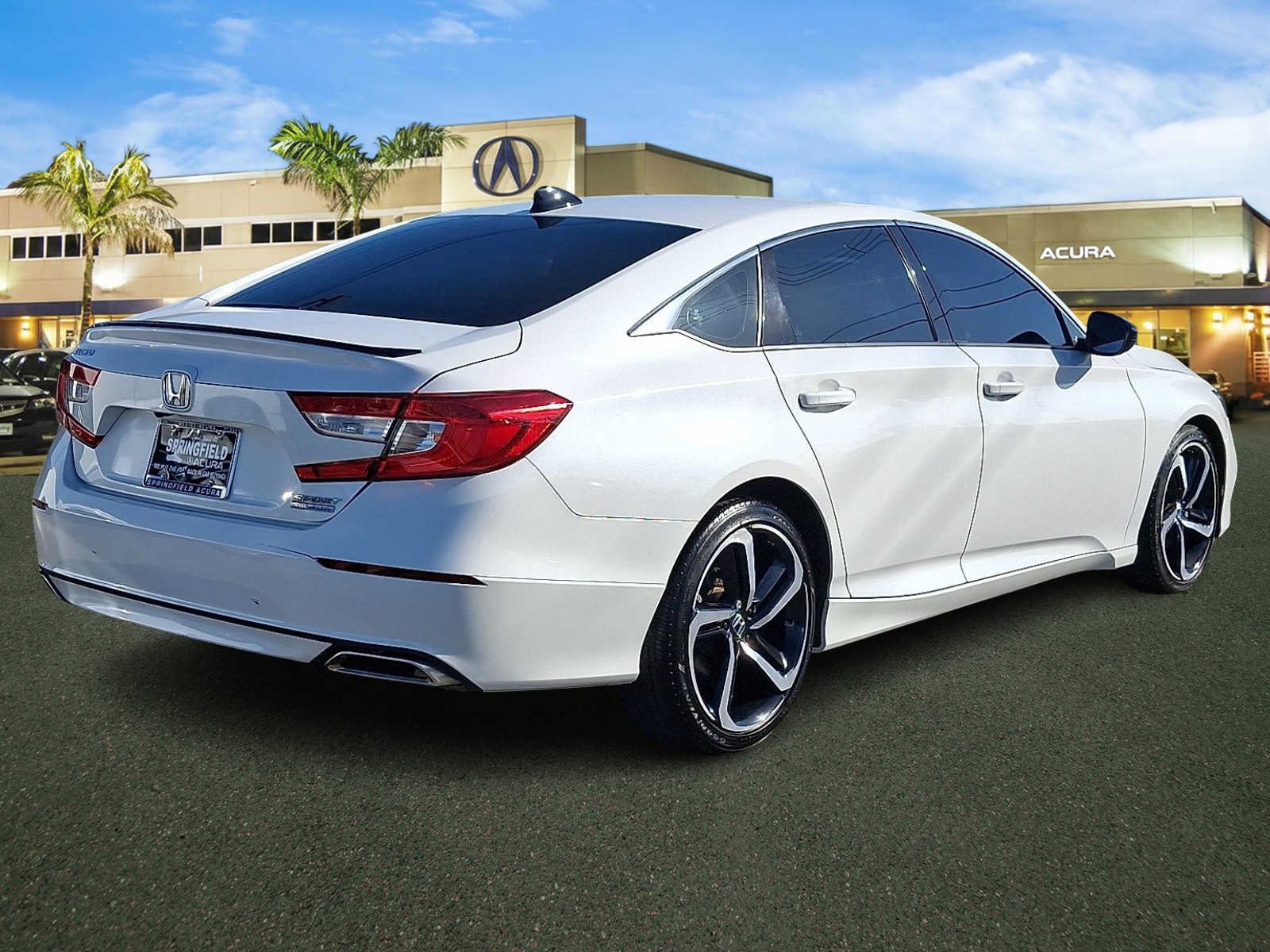 Used 2021 Platinum White Pearl Honda Sport SE image 7