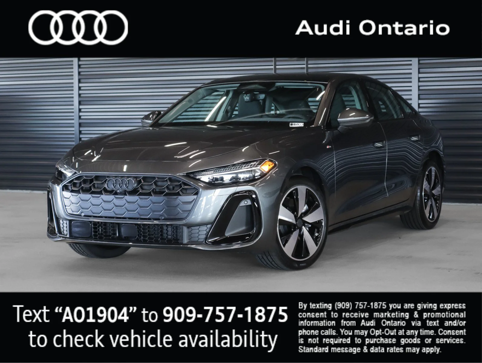 New 2026 Daytona Gray Pearl Effect Audi Premium Plus image 1