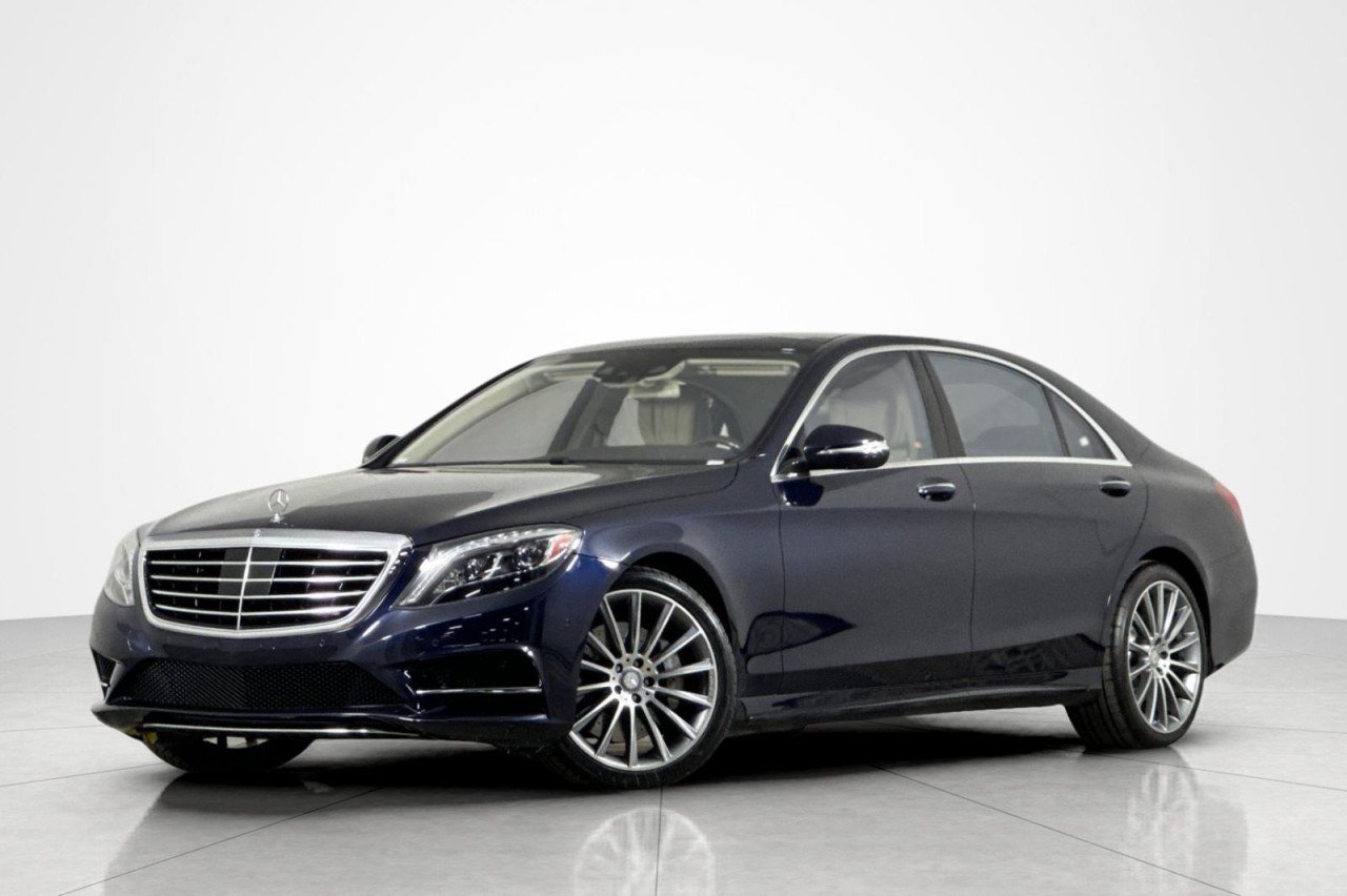Used 2015 Lunar Blue Metallic Mercedes-Benz S 550 image 1