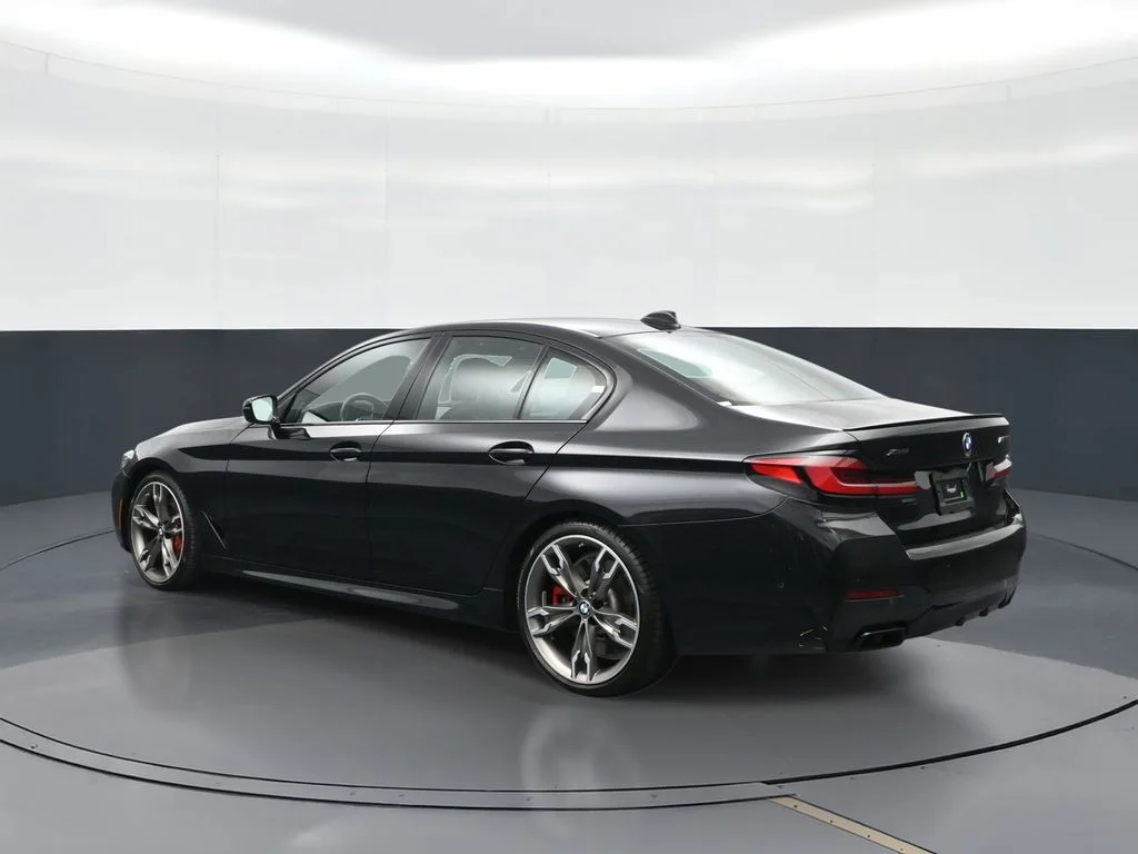 Certified Used 2023 Black Sapphire Metallic BMW M550i xDrive image 3