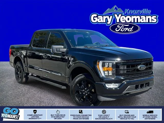 Certified Used 2023 Black Metallic Ford XLT image 1