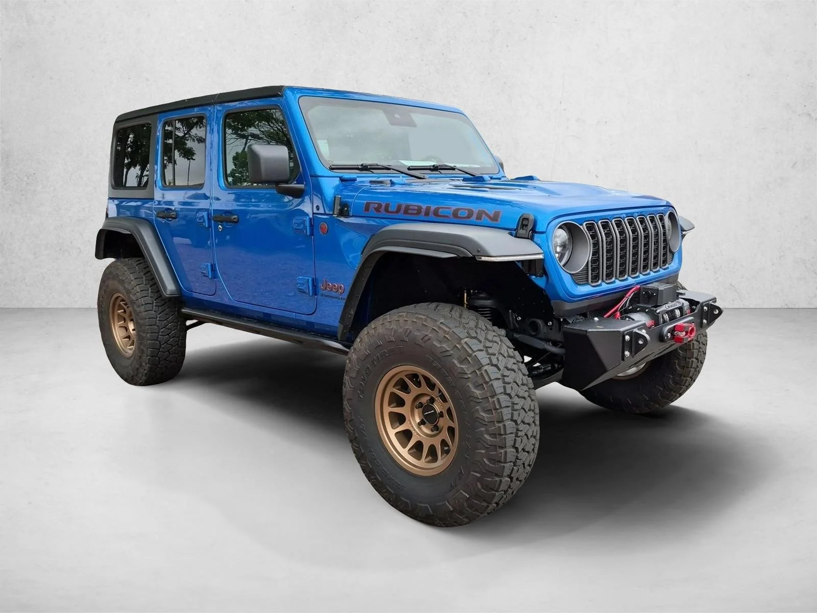 Used 2025 Hydro Blue Pearlcoat Jeep Rubicon image 2