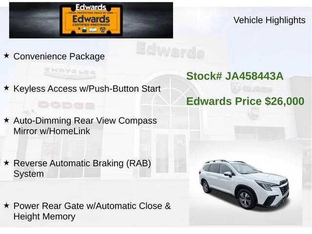Used 2023 White Subaru Premium image 5