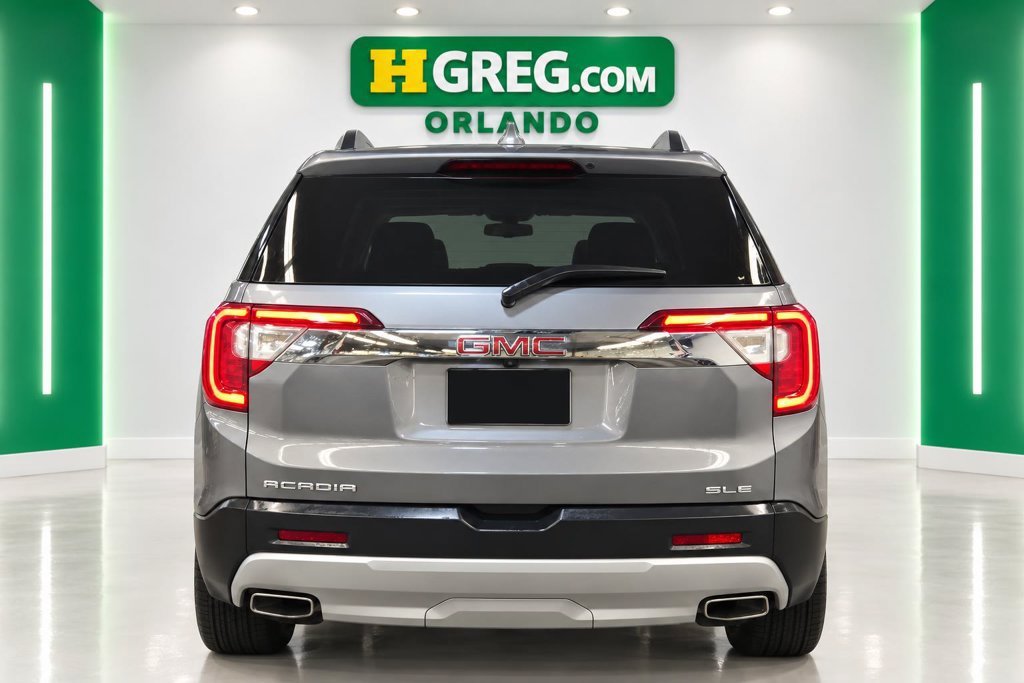 Used 2021 Satin Steel Metallic GMC SLE image 3