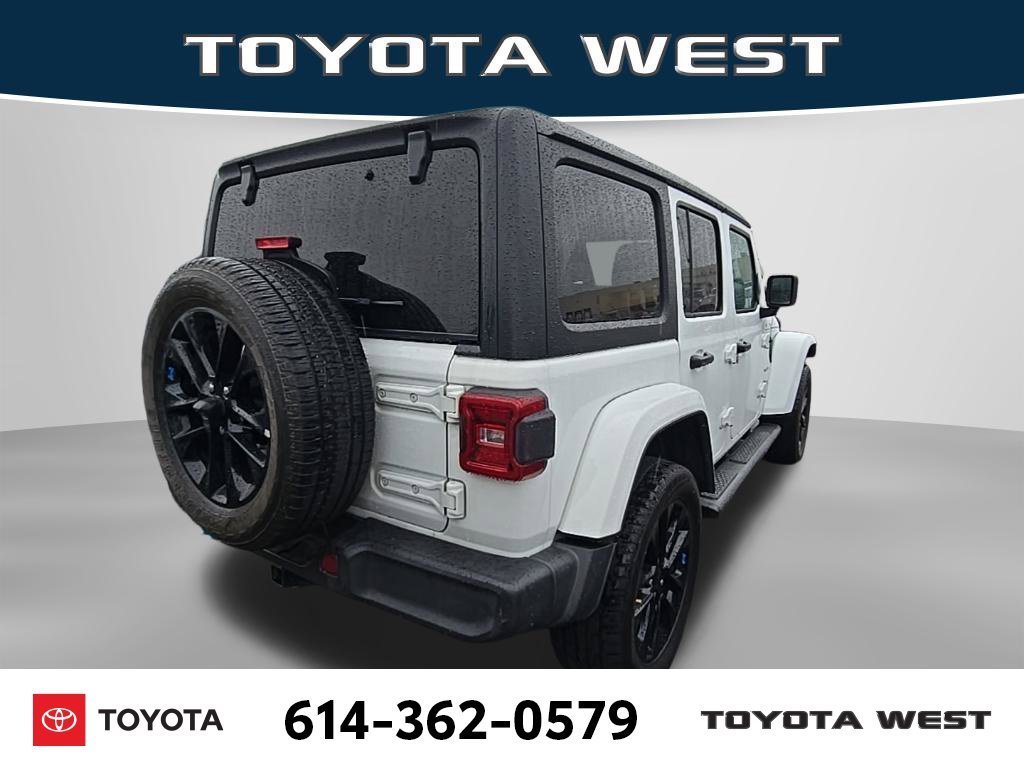 Used 2023 White Jeep Sahara 4xe image 8