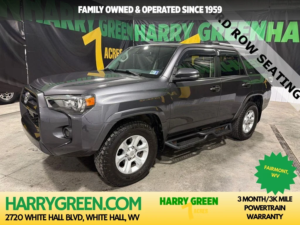 Used 2022 Magnetic Gray Metallic Toyota SR5 Premium 3RD ROW image 1