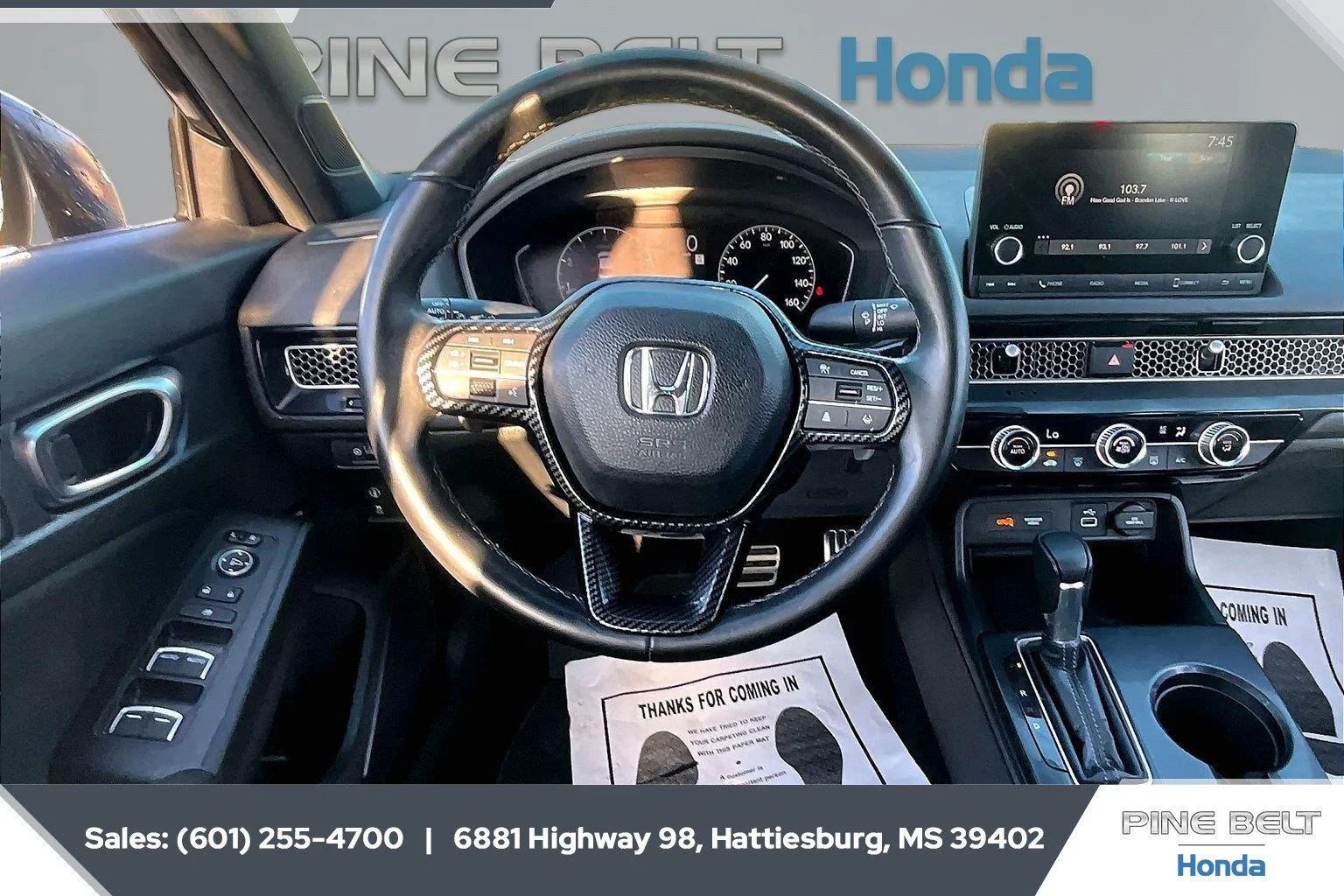 Used 2023 Crystal Black Pearl Honda Sport image 5