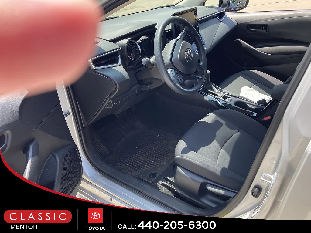 Used 2022 Classic Silver Metallic Toyota LE image 3