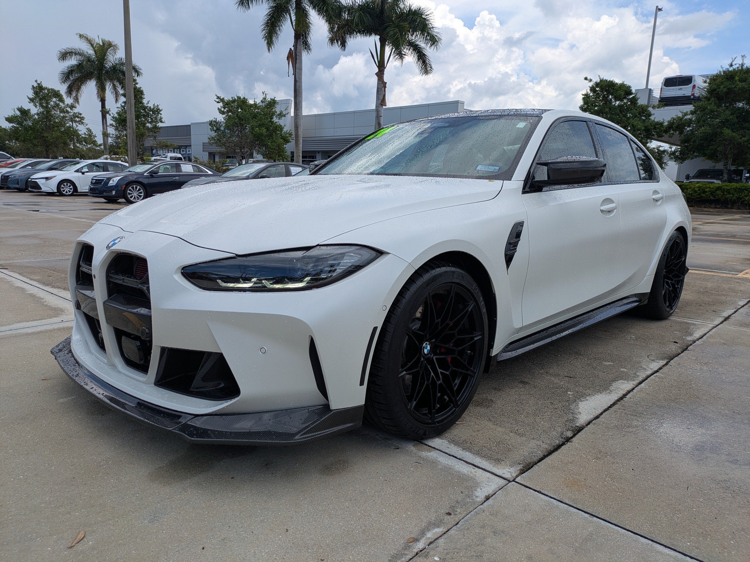 Used 2024 Frozen Solid White BMW Competition xDrive image 8