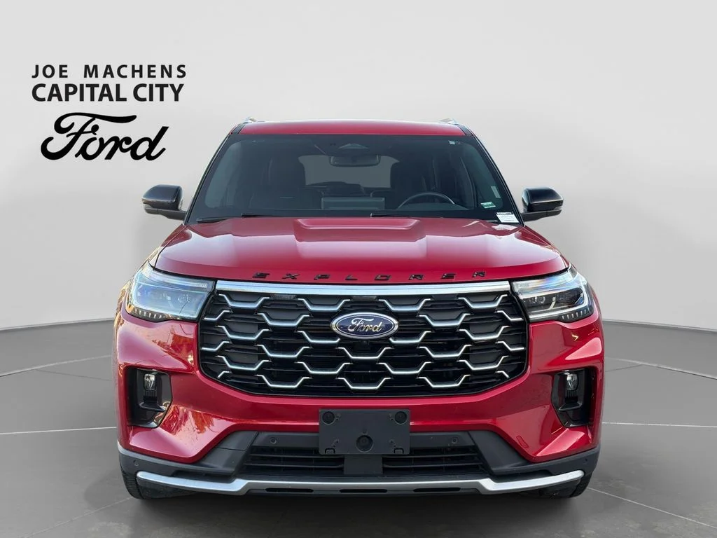 Used 2025 Rapid Red Metallic Tinted Clearcoat Ford Platinum image 10