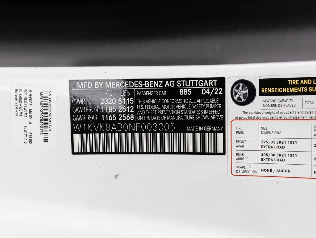 Used 2022 MANUFAKTUR Moonlight White Metallic Mercedes-Benz SL 55 AMG® image 43
