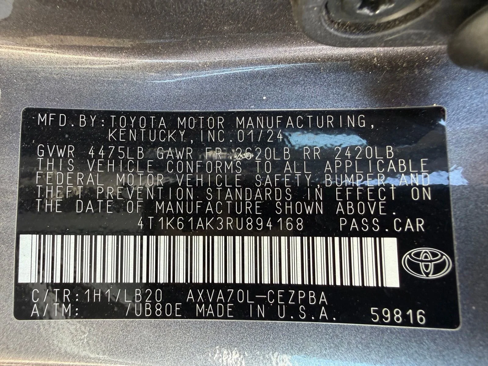 2024 Toyota Camry XSE - Photo 43
