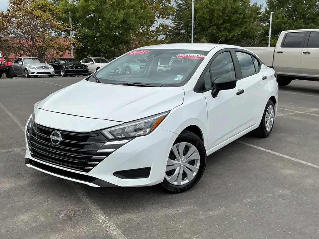 Certified 2025 Nissan Versa Sedan S with VIN 3N1CN8DV2SL893946 for sale in Russellville, KY