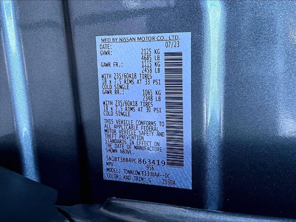 Certified Used 2023 Gray Nissan SV image 36