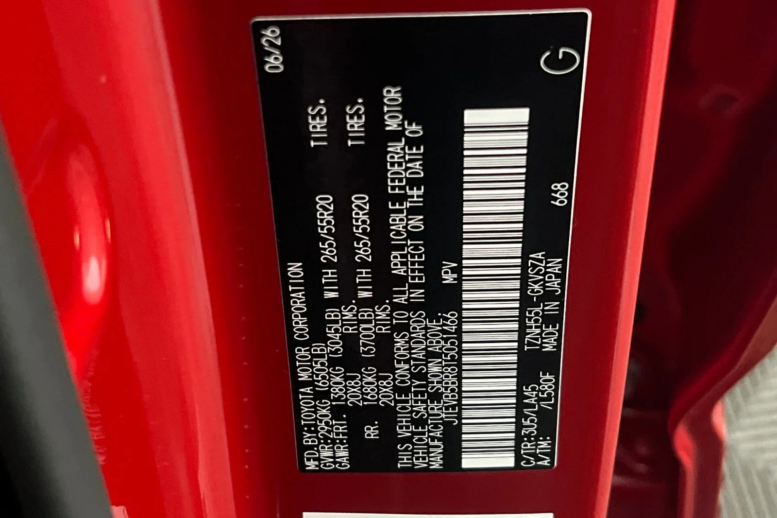 New 2026 Supersonic Red <sup>1</sup> Toyota 4Runner Limited image 21
