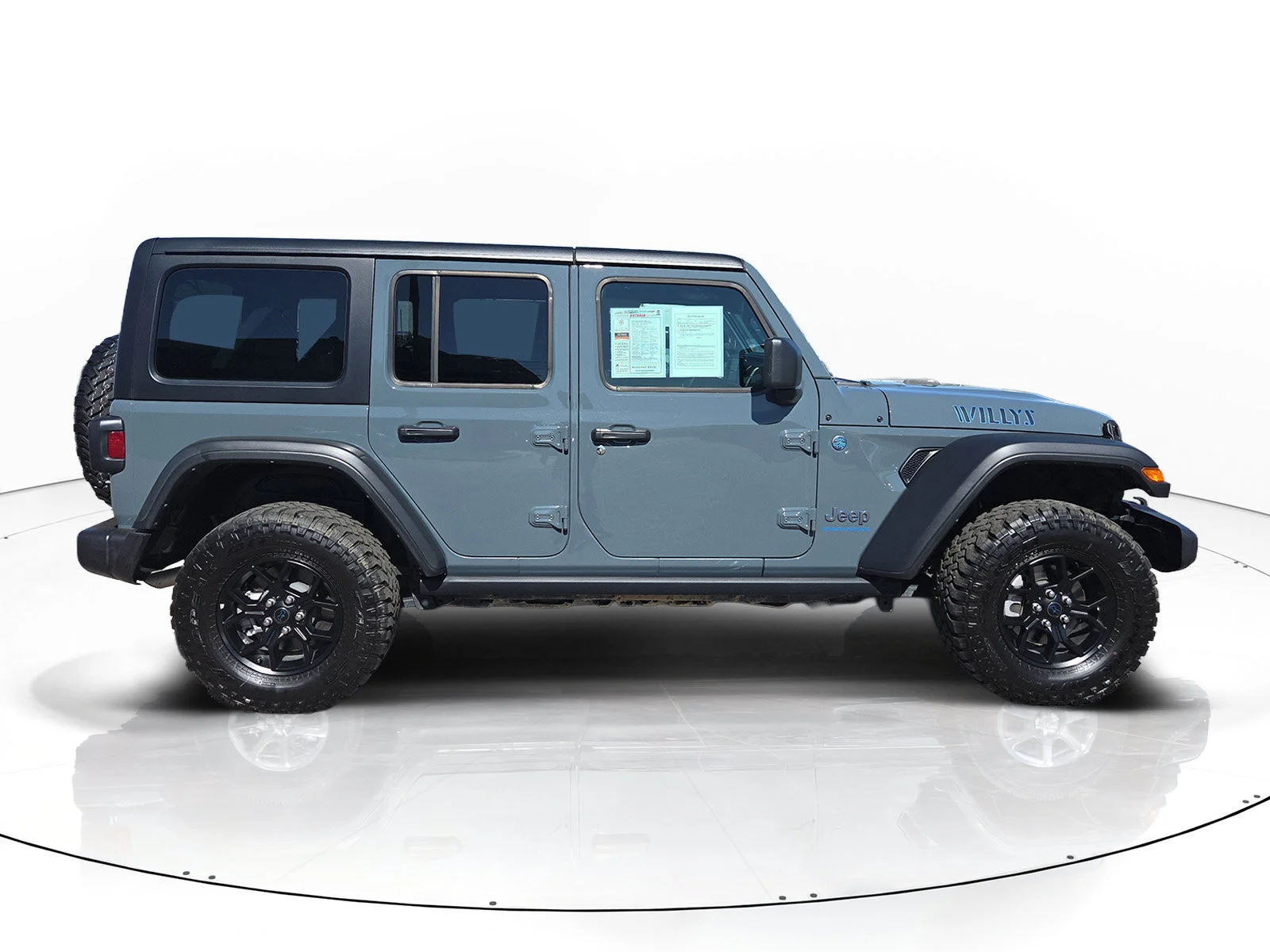 Certified Used 2025 Gray Jeep Willys 4xe image 2