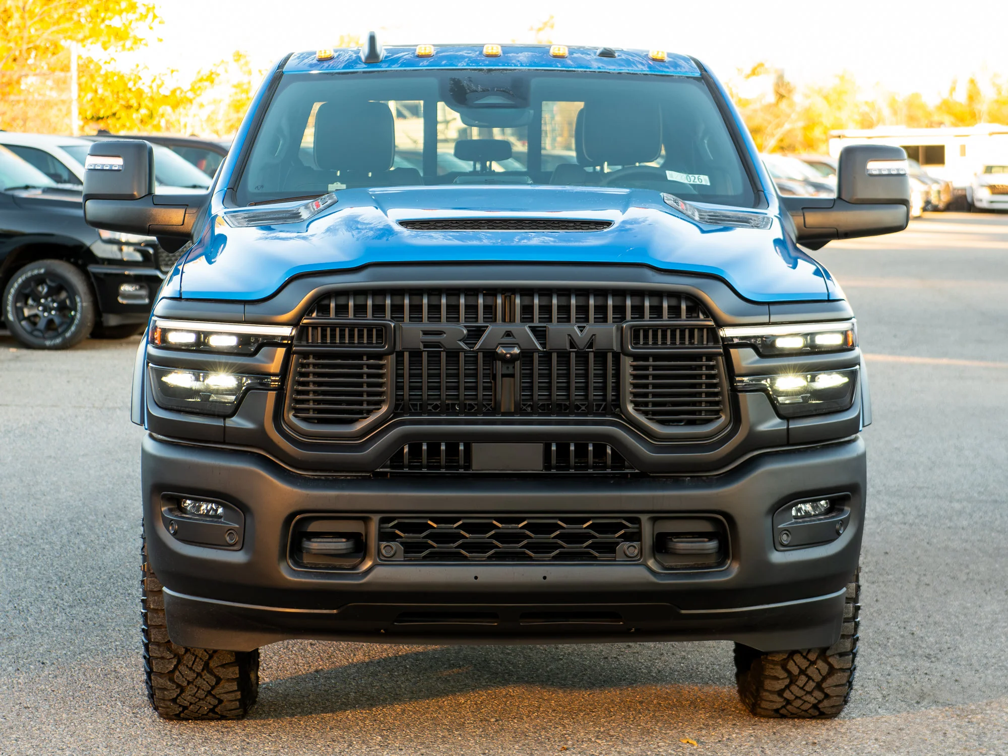 New 2027 Blue RAM Rebel* Crew Cab 4x4, Sunroof, Towing Tech Group, Passenger Screen image 14