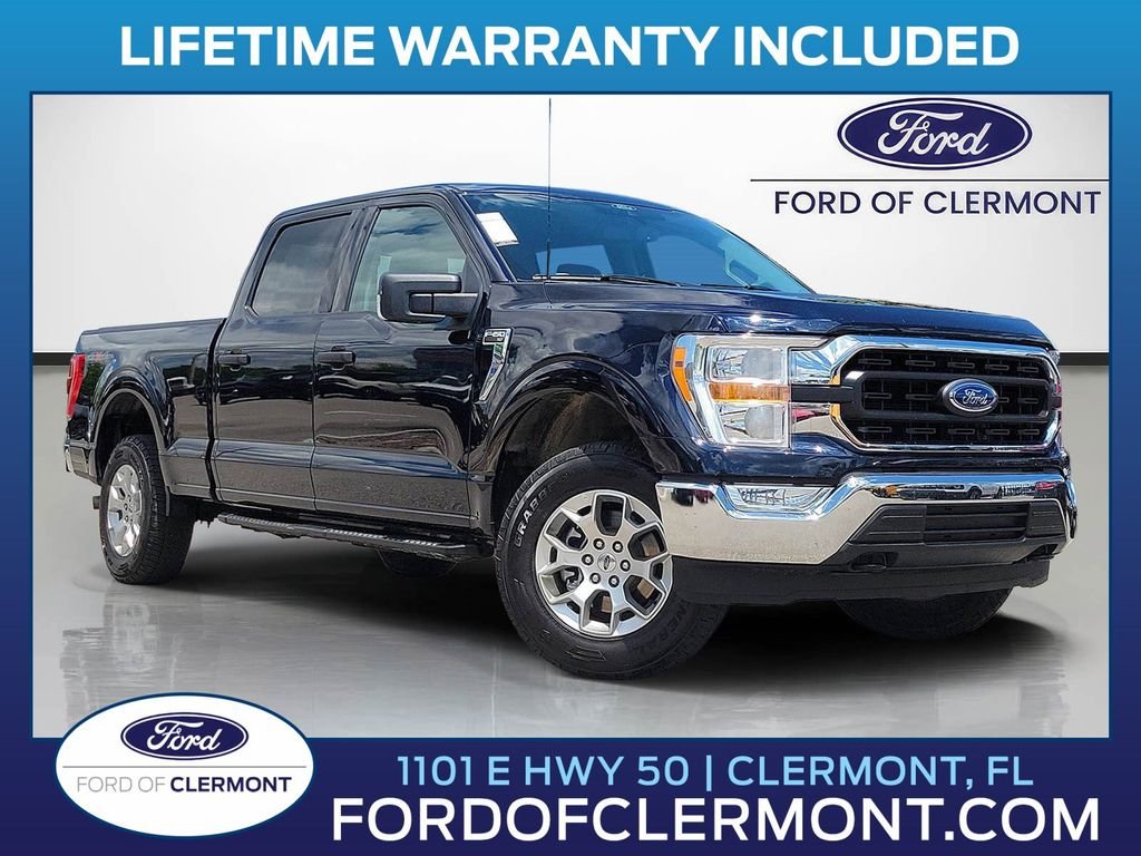 Used 2022 Blue Ford XLT image 1