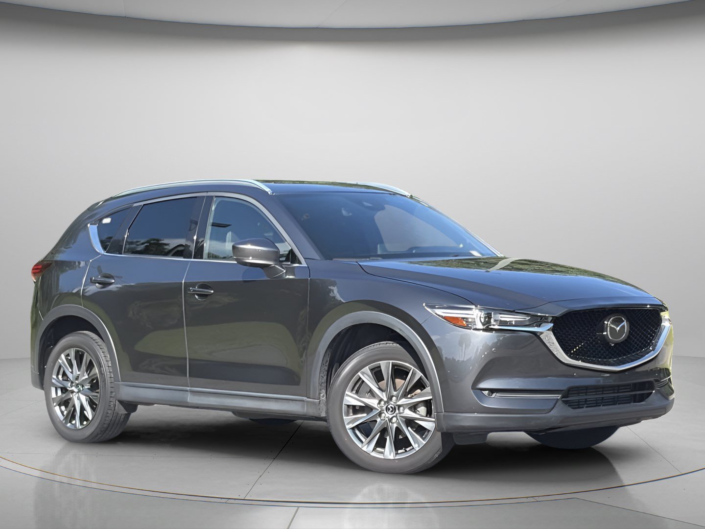 Used 2021 Machine Gray Metallic Mazda Signature image 1