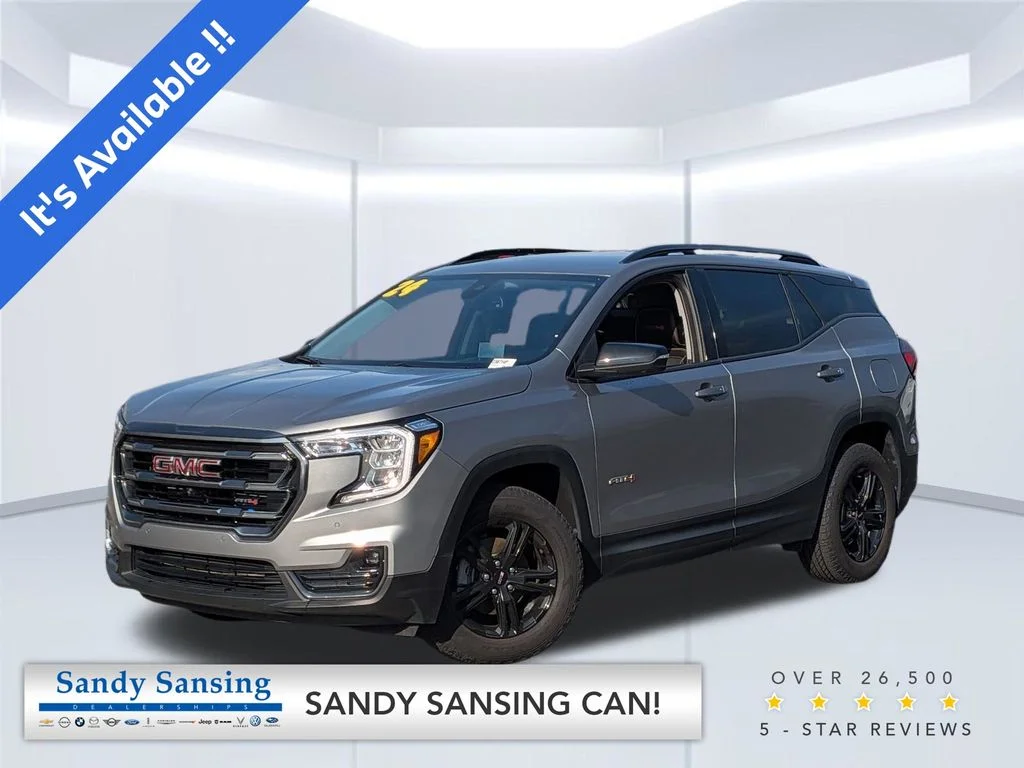 Used 2024 Silver GMC AT4 image 1