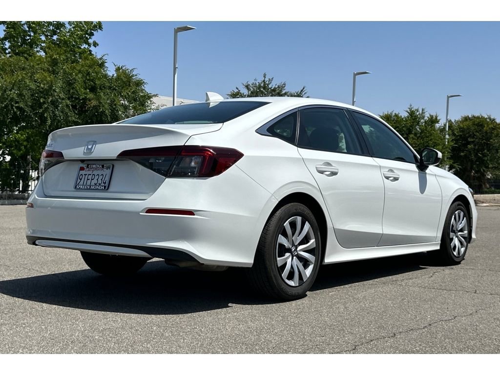 Certified Used 2025 Platinum White Pearl Honda 4D LX image 60