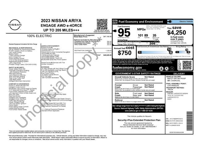 New 2023 Gray Nissan ENGAGE e-4ORCE image 2