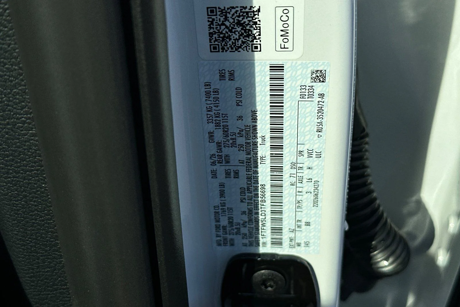 New 2026 Star White Metallic Tri-Coat Ford Lariat® image 23