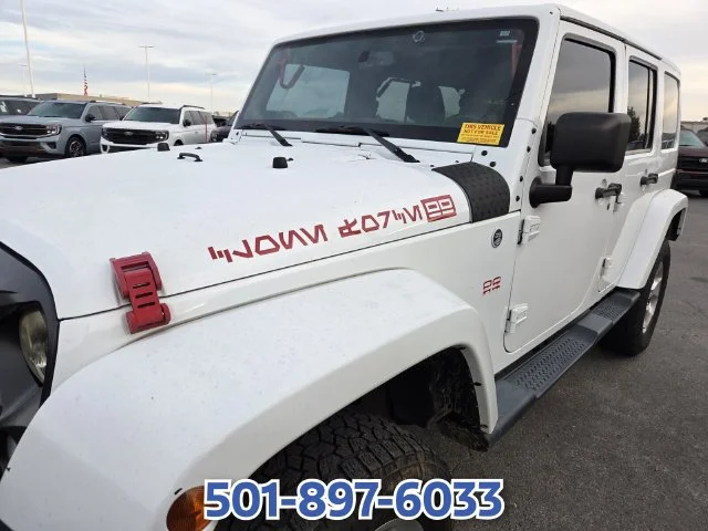 Used 2014 White Jeep Unlimited Sahara image 10