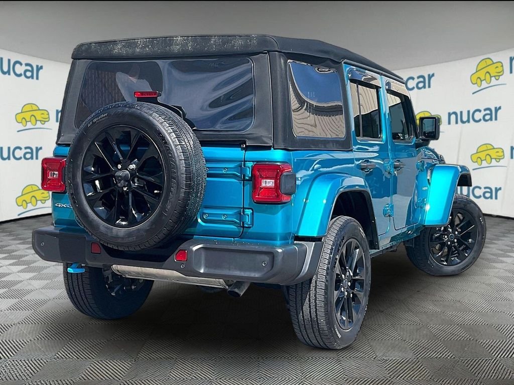 Used 2024 Beige Jeep Sahara 4xe image 6