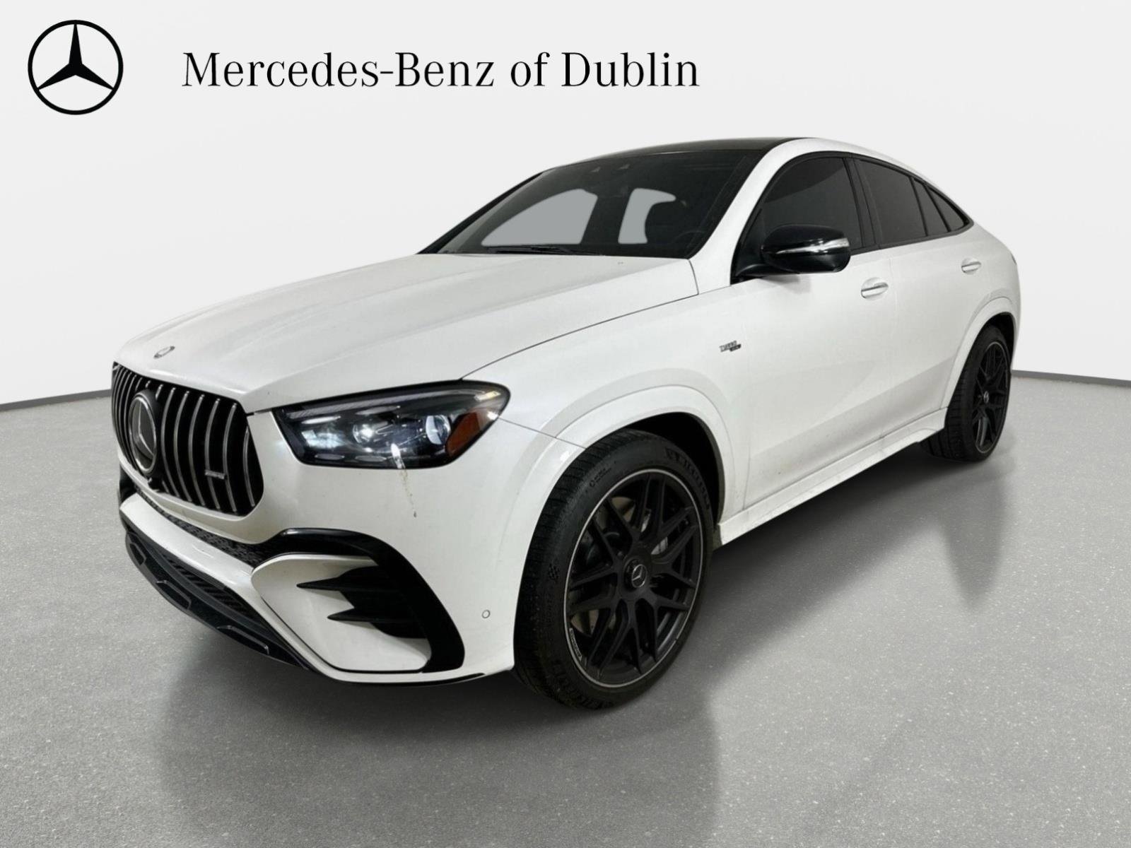 Used 2025 MANUFAKTUR Moonlight White Metallic Mercedes-Benz GLE 53 AMG® image 1