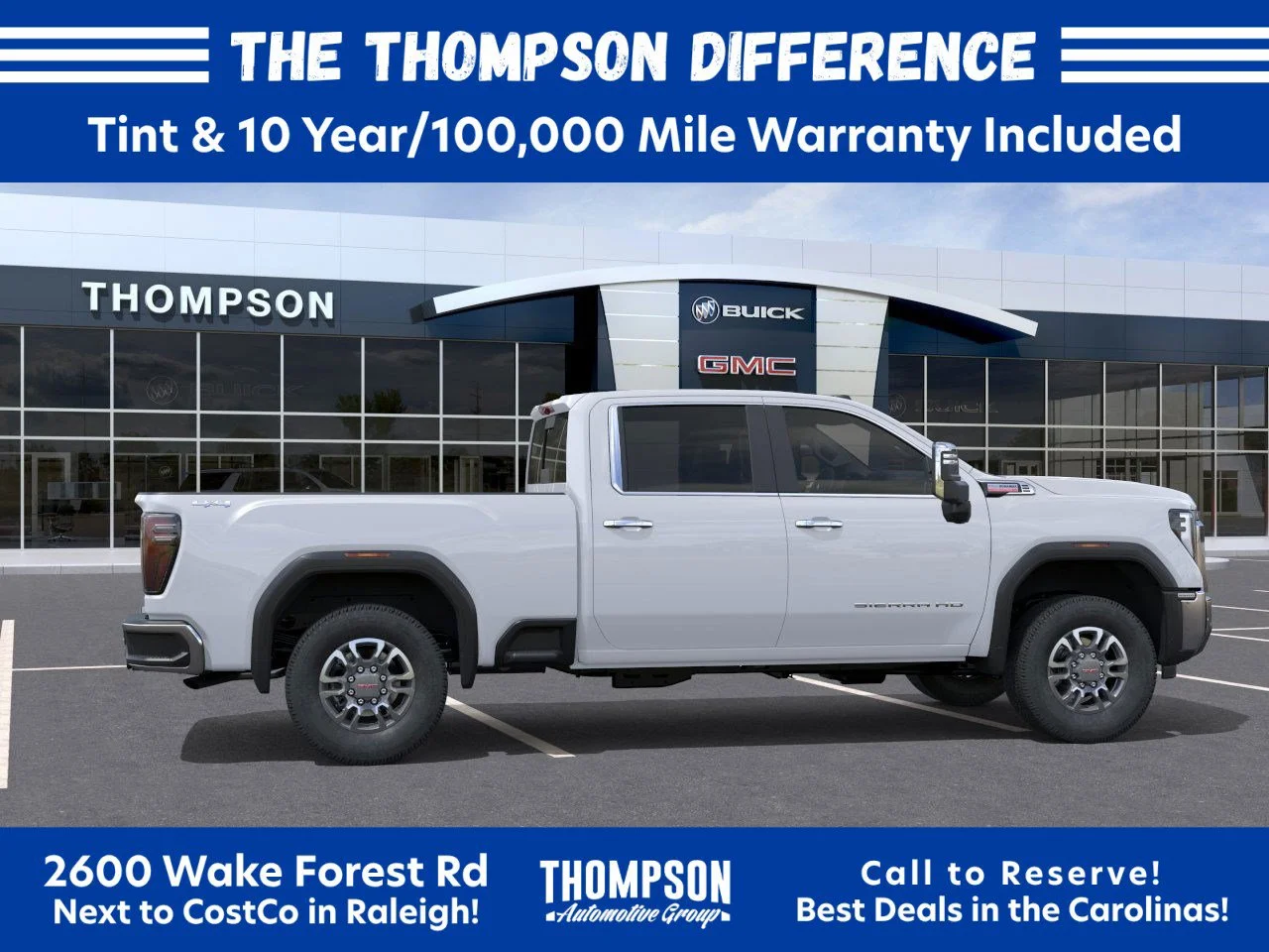 New 2026 Glacier White Tricoat GMC SLT image 5