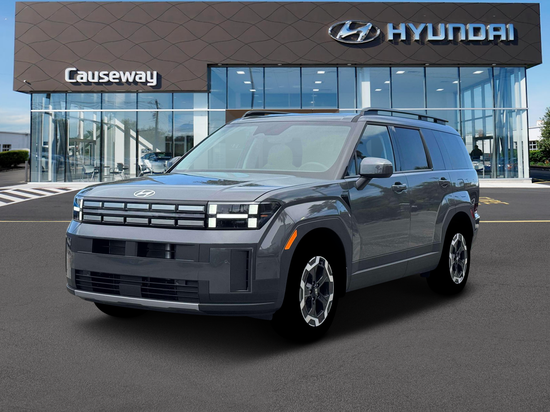 New 2026 Gray Hyundai SEL AWD image 1