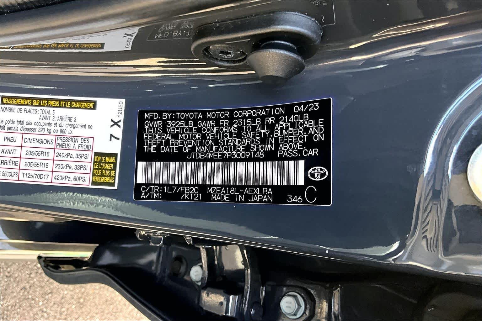Used 2023 Underground Toyota LE image 34