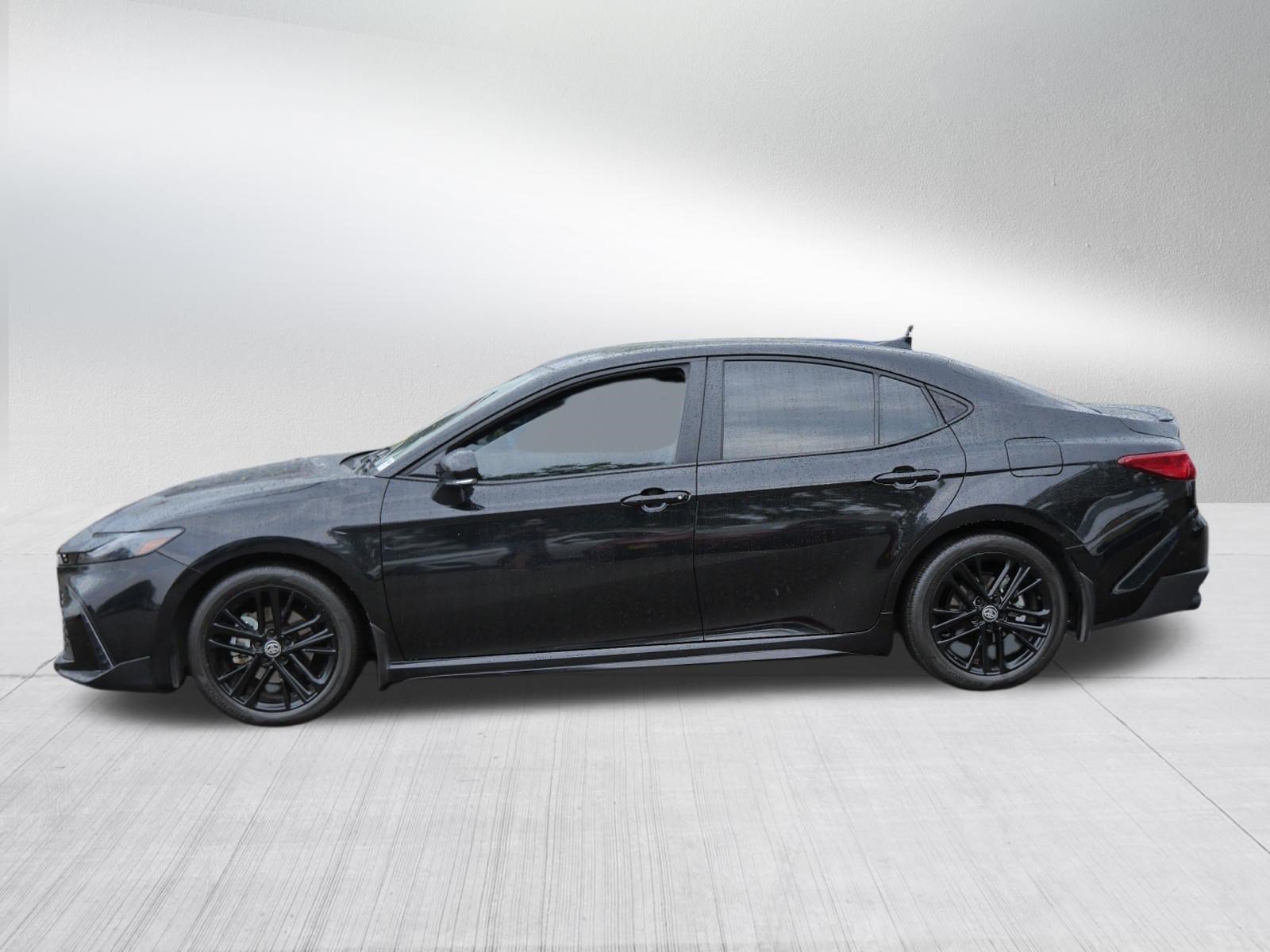 Used 2025 Midnight Black Metallic Toyota SE image 5