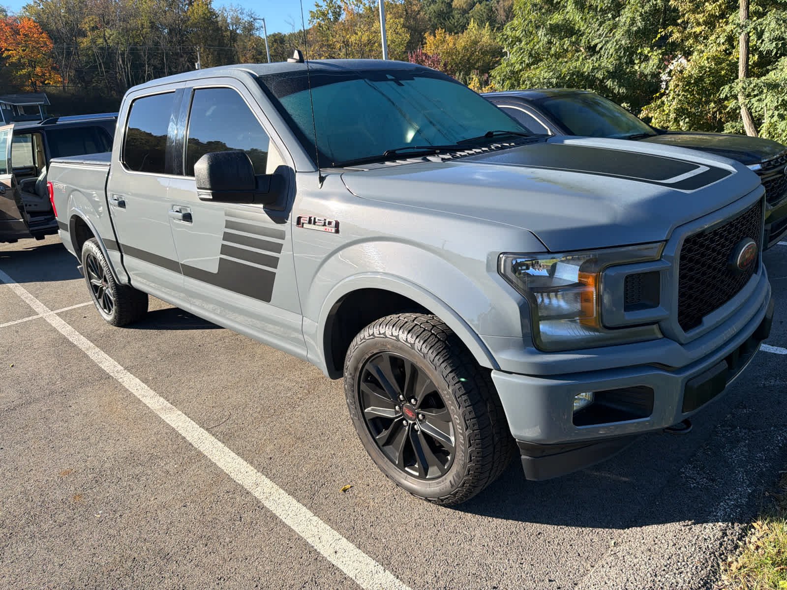 Used 2019 Abyss Gray Metallic Ford XLT image 3