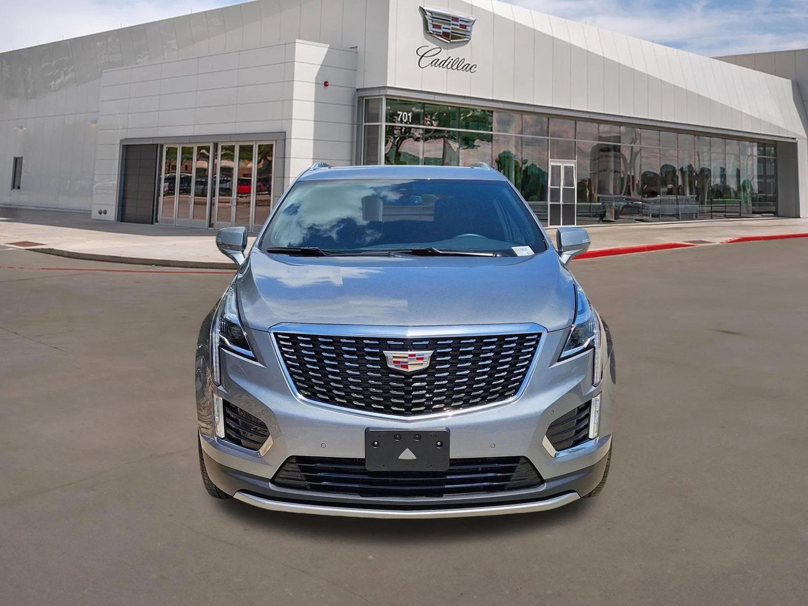 Used 2025 Argent Silver Metallic Cadillac AWD Premium Luxury image 2