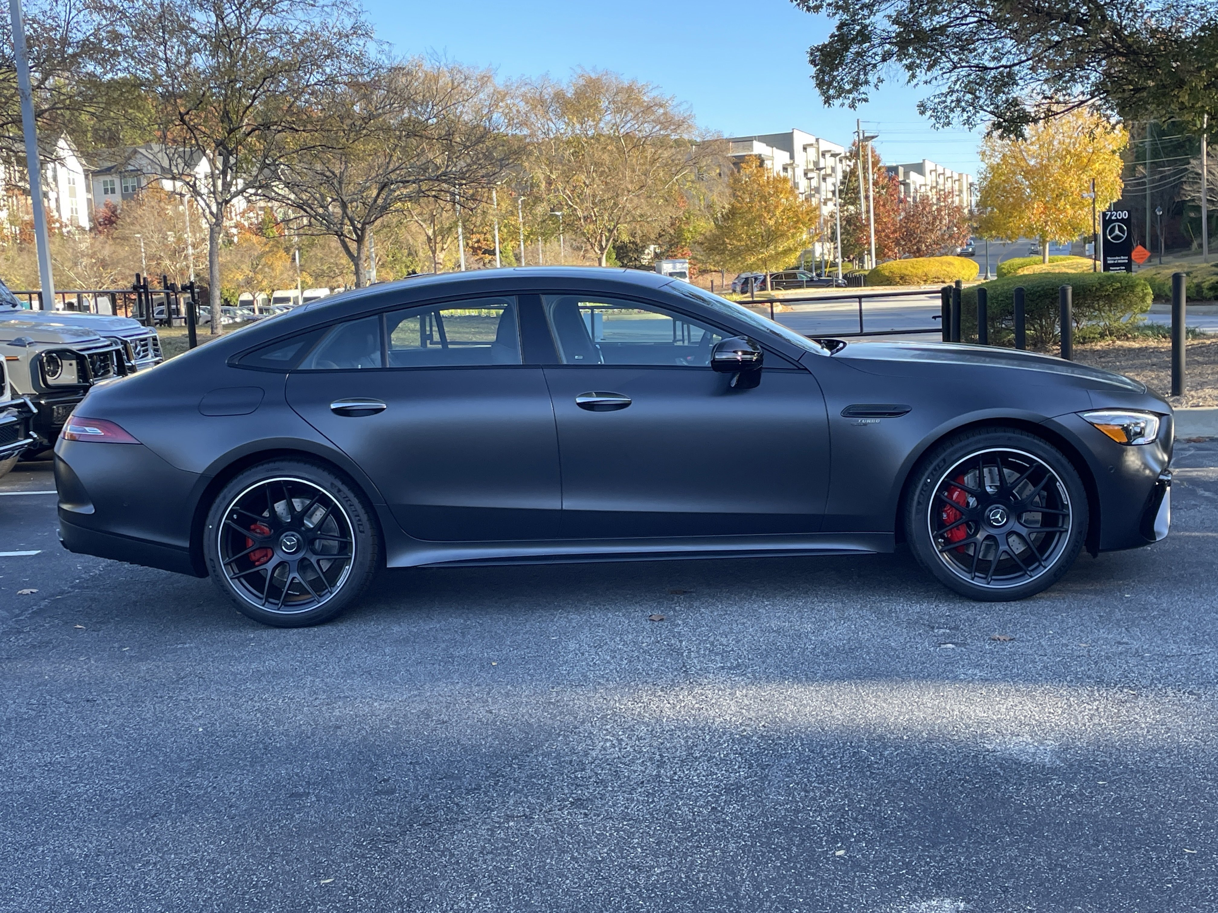 New 2026 MANUFAKTUR Graphite Grey Magno Mercedes-Benz AMG® GT 53 4-Door Coupe image 5