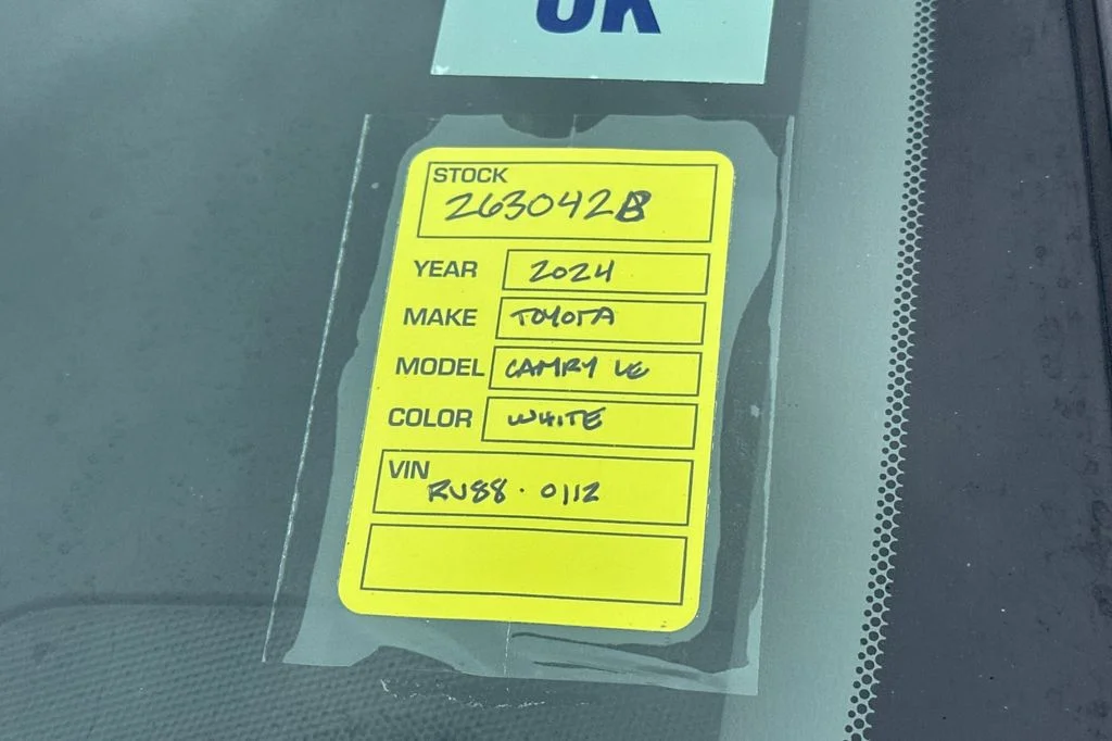 Certified Used 2024 White Toyota LE image 3