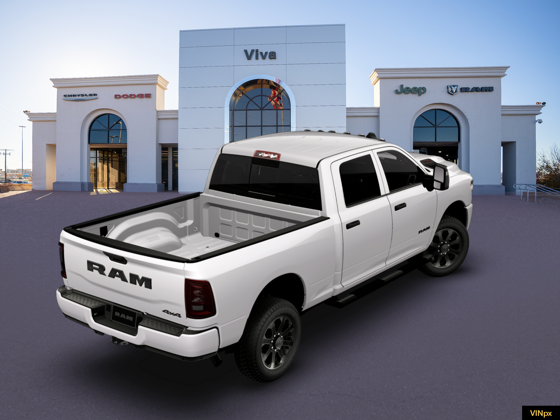 New 2026 Bright White Clear-Coat Exterior Paint RAM  image 19