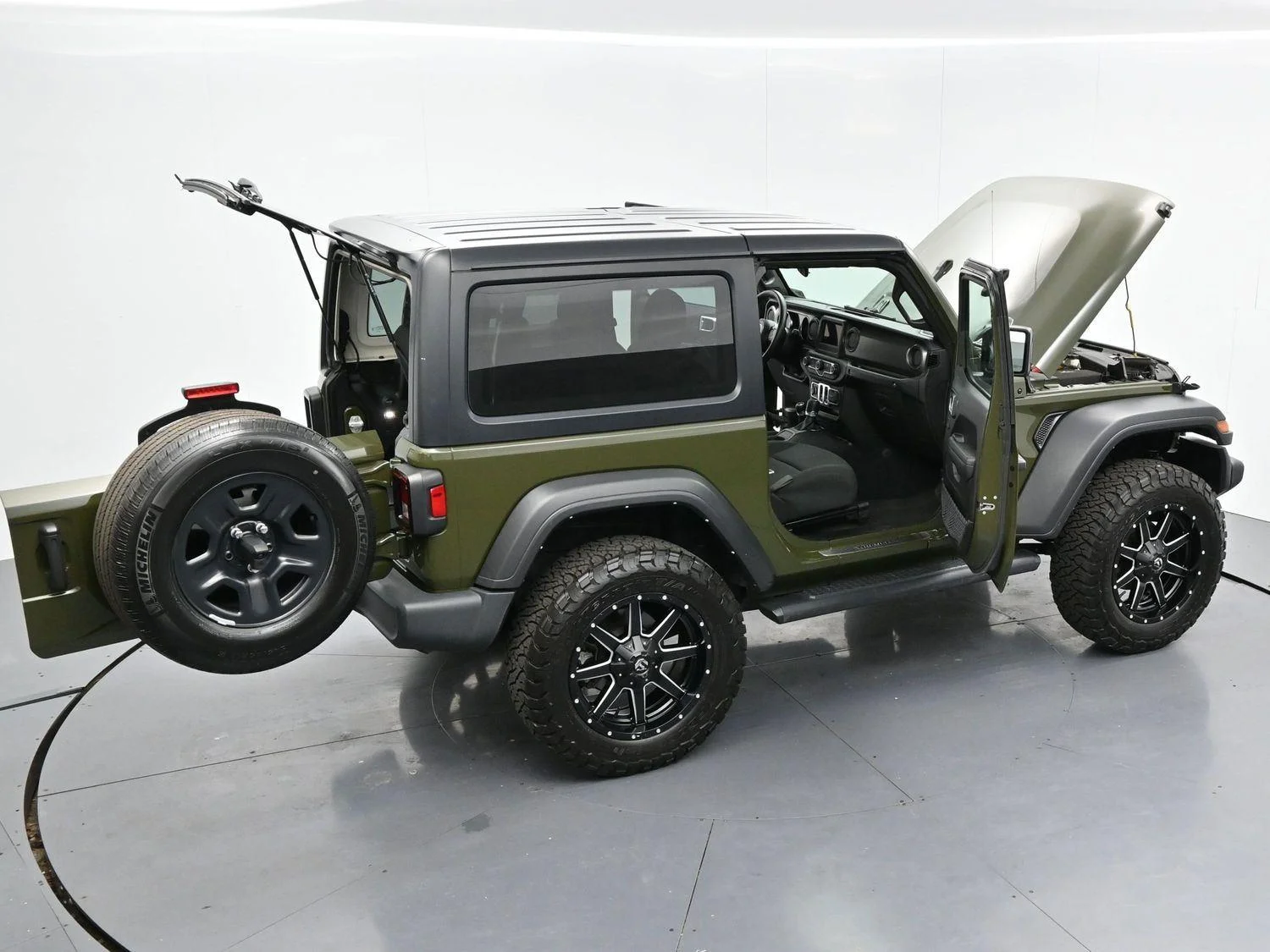 Used 2023 Sarge Green Clearcoat Jeep Sport image 39