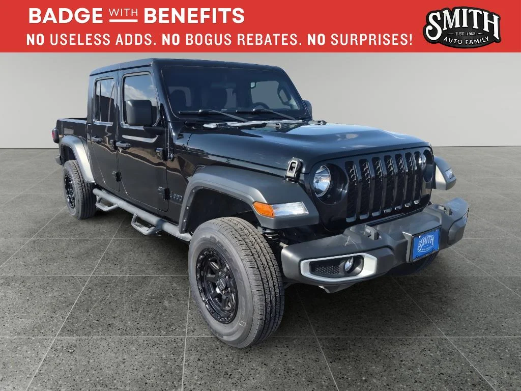 Used 2023 Black Clearcoat Jeep Sport image 1