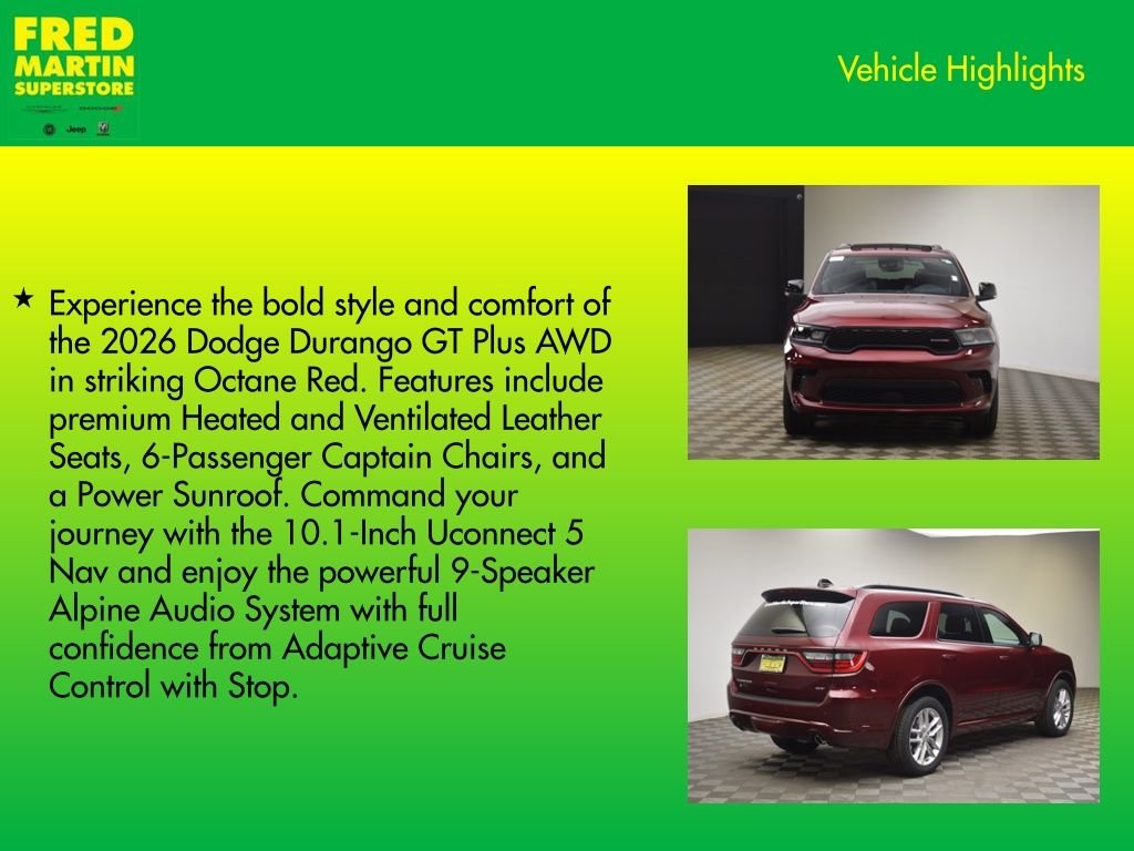 New 2026 Octane Red Pearl-Coat Exterior Paint Dodge GT Plus image 8