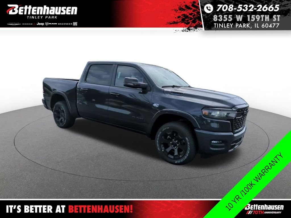 New 2026 Forged Blue Metallic Exterior Paint RAM Big Horn image 4