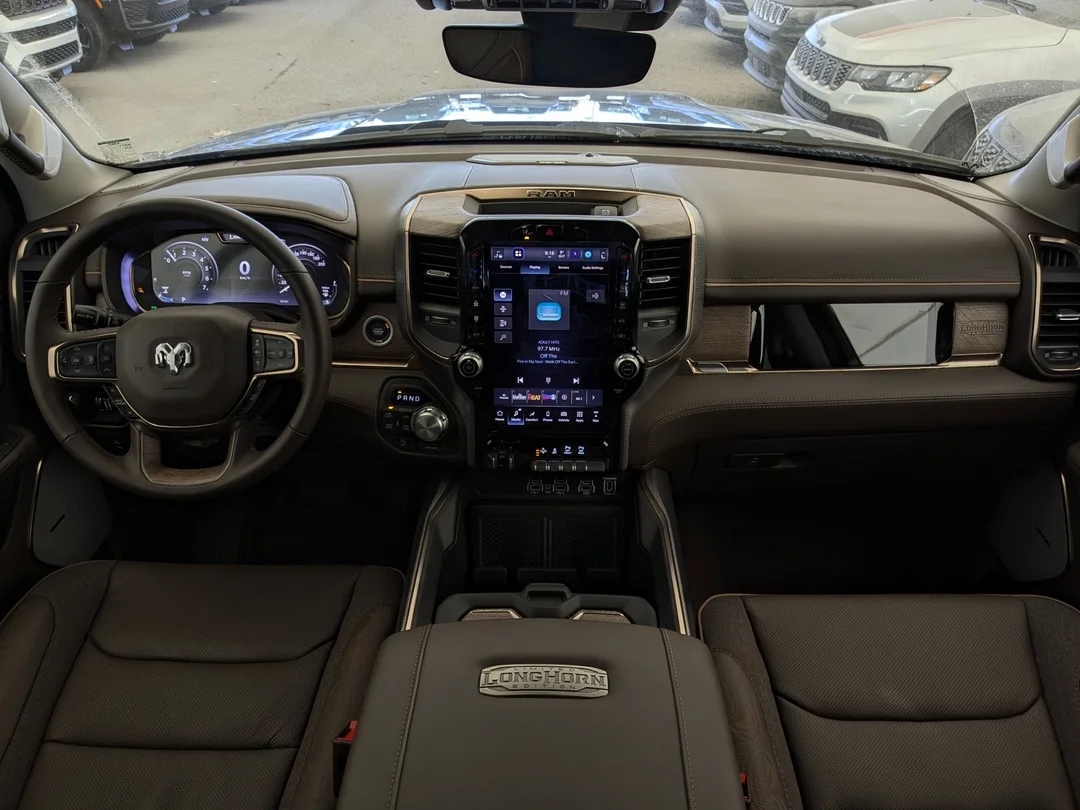 New 2026 Black RAM Limited Longhorn - - 4x4 - 5.7L HEMI V8 eTorque - Premium Leather - Pano Sunroof & More! image 24