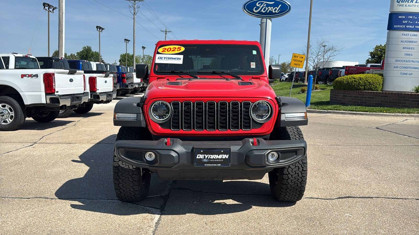 Certified Used 2025 Red Jeep Rubicon image 3