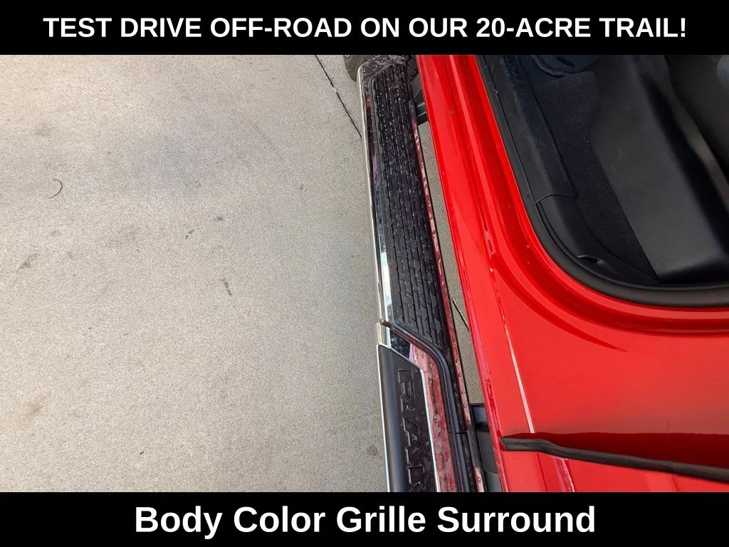 New 2026 Flame Red Clear-Coat Exterior Paint RAM Laramie image 30