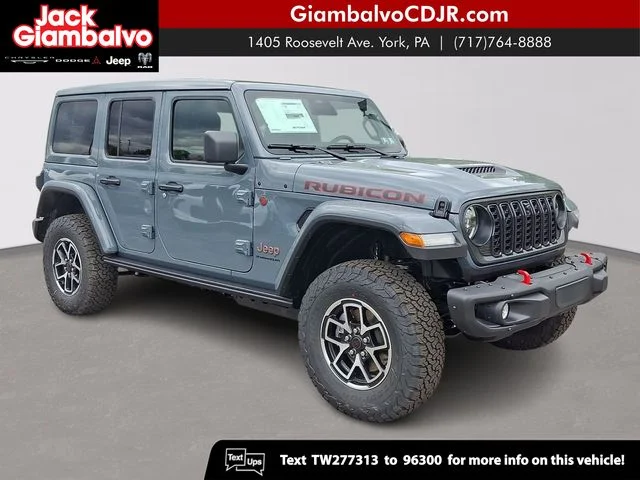 New 2026 Gray Jeep Rubicon image 1