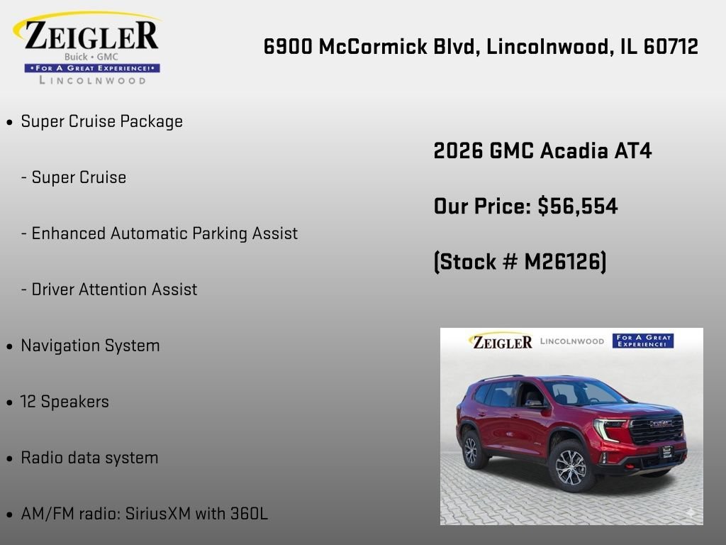 2026 GMC Acadia AT4 - Photo 12