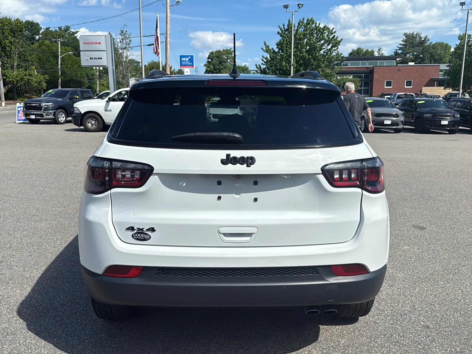 Certified Used 2022 Bright White Clearcoat Jeep Altitude 4x4 image 6