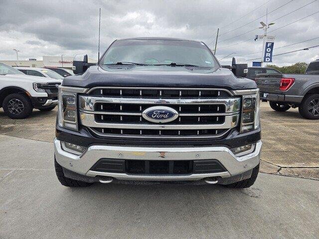 Used 2022 Antimatter Blue Metallic Ford LARIAT image 8